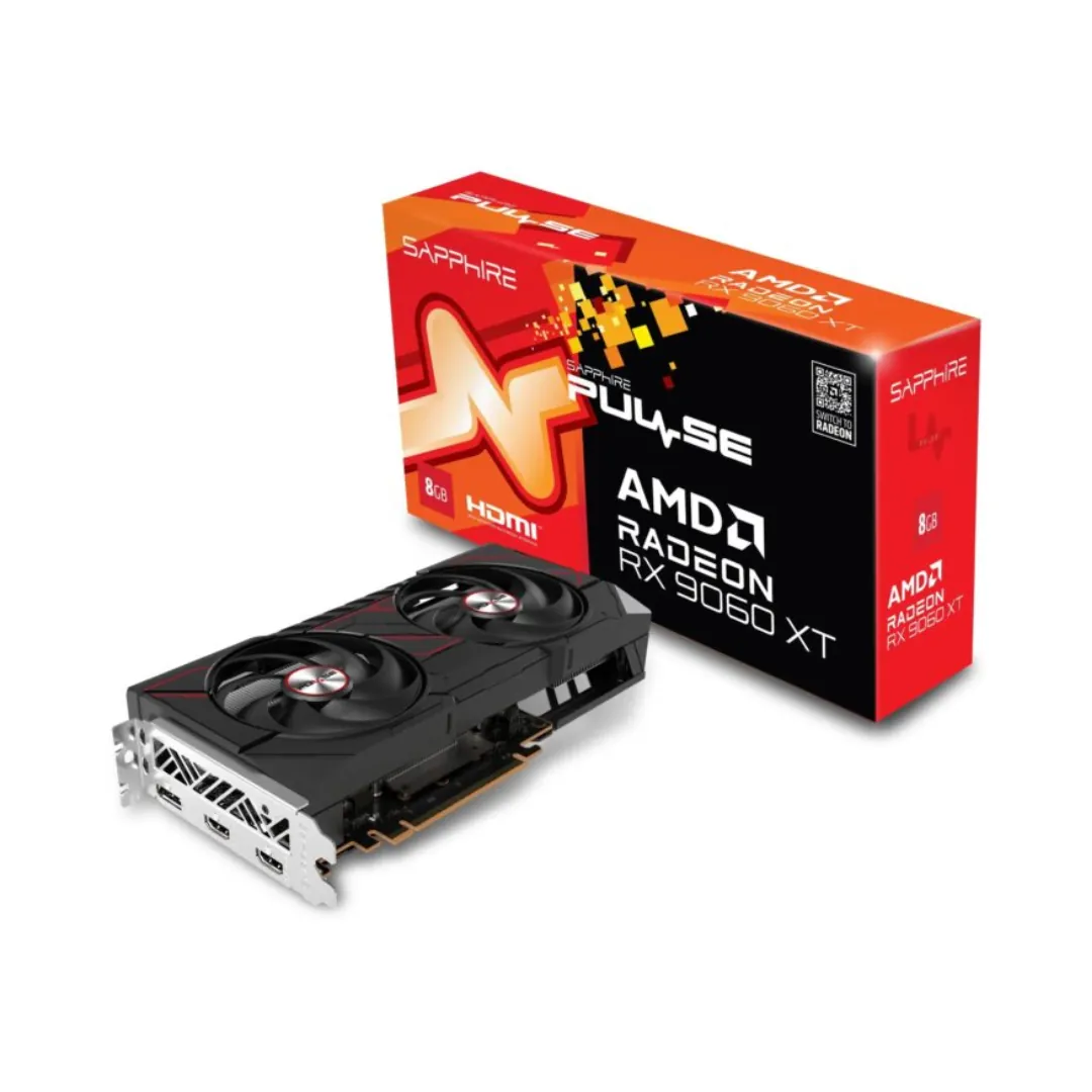 SAPPHIRE PULSE AMD Radeon RX 9060 XT OC 16GB GDDR6