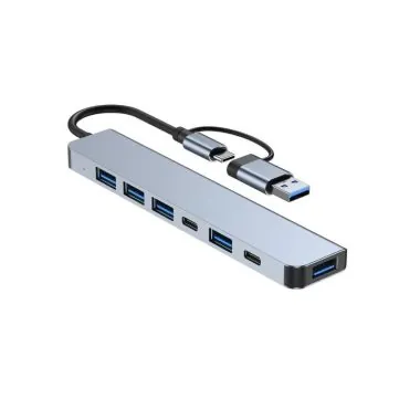 موزع تايب سي 7 منافذ (هاب) USB HUB – 7 in 1 HUB USB-C