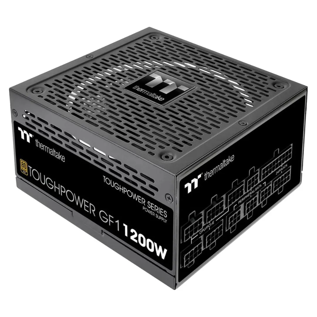 Thermaltake Toughpower GF1 1200W 80+ Gold Fully Modular Power Supply – Black
