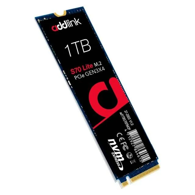 Addlink S70 Lite 1TB M.2 PCIe Gen3x4 NVMe SSD