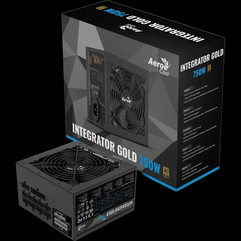 AeroCool Integrator Gold 750W 80 Plus Gold Fully Modular PSU