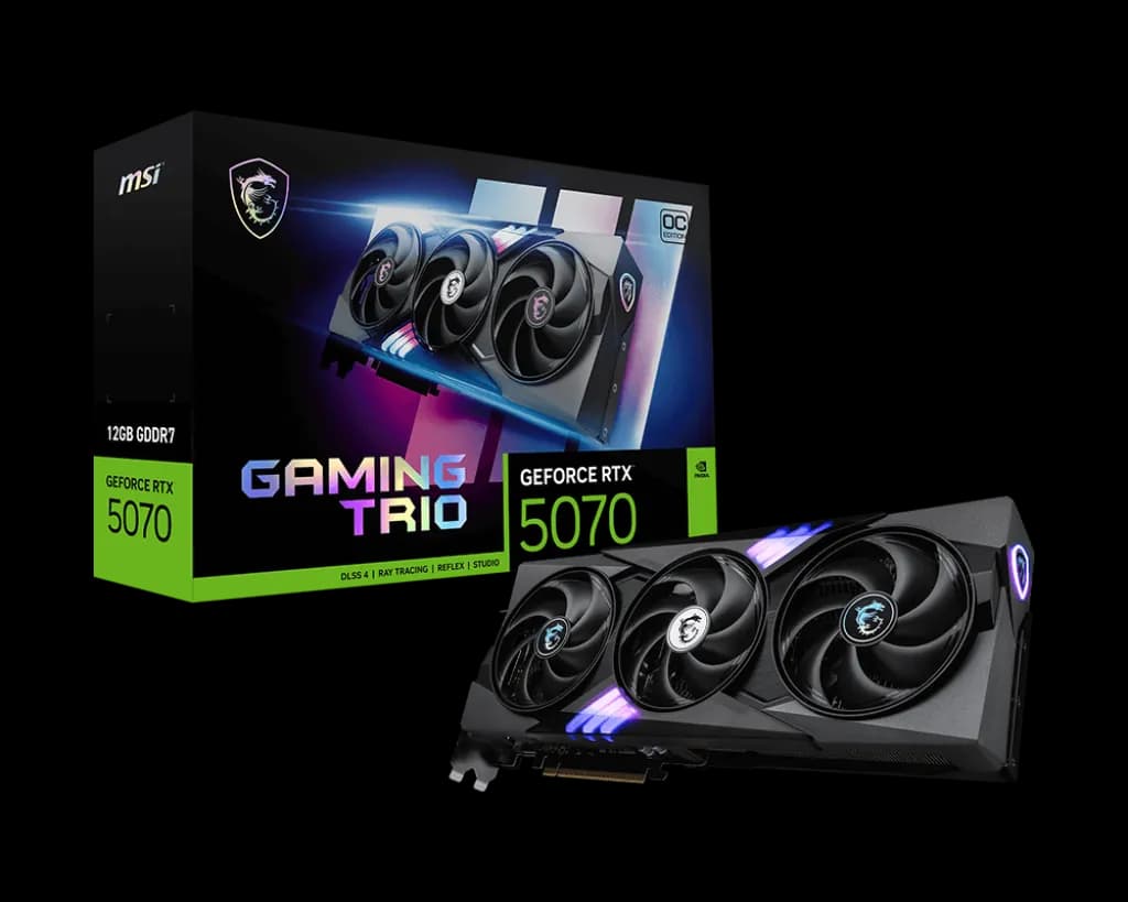 MSI GeForce RTX 5070 12G GAMING TRIO OC