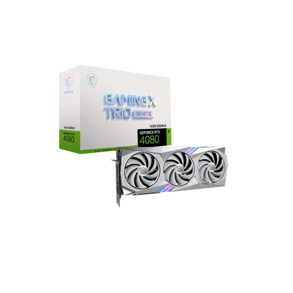 MSI GeForce RTX 4080 GAMING X TRIO 16GB WHITE