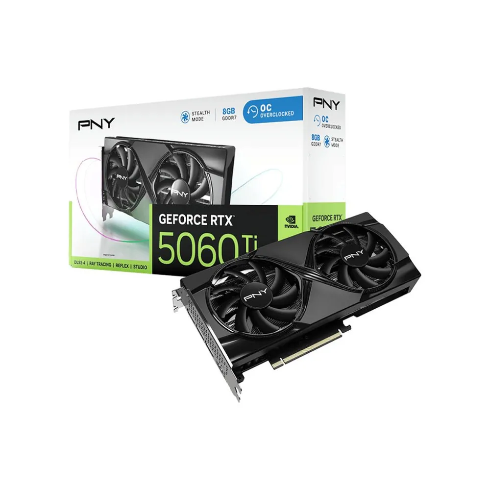 PNY GeForce RTX 5060 Ti 8GB Dual Fan OC