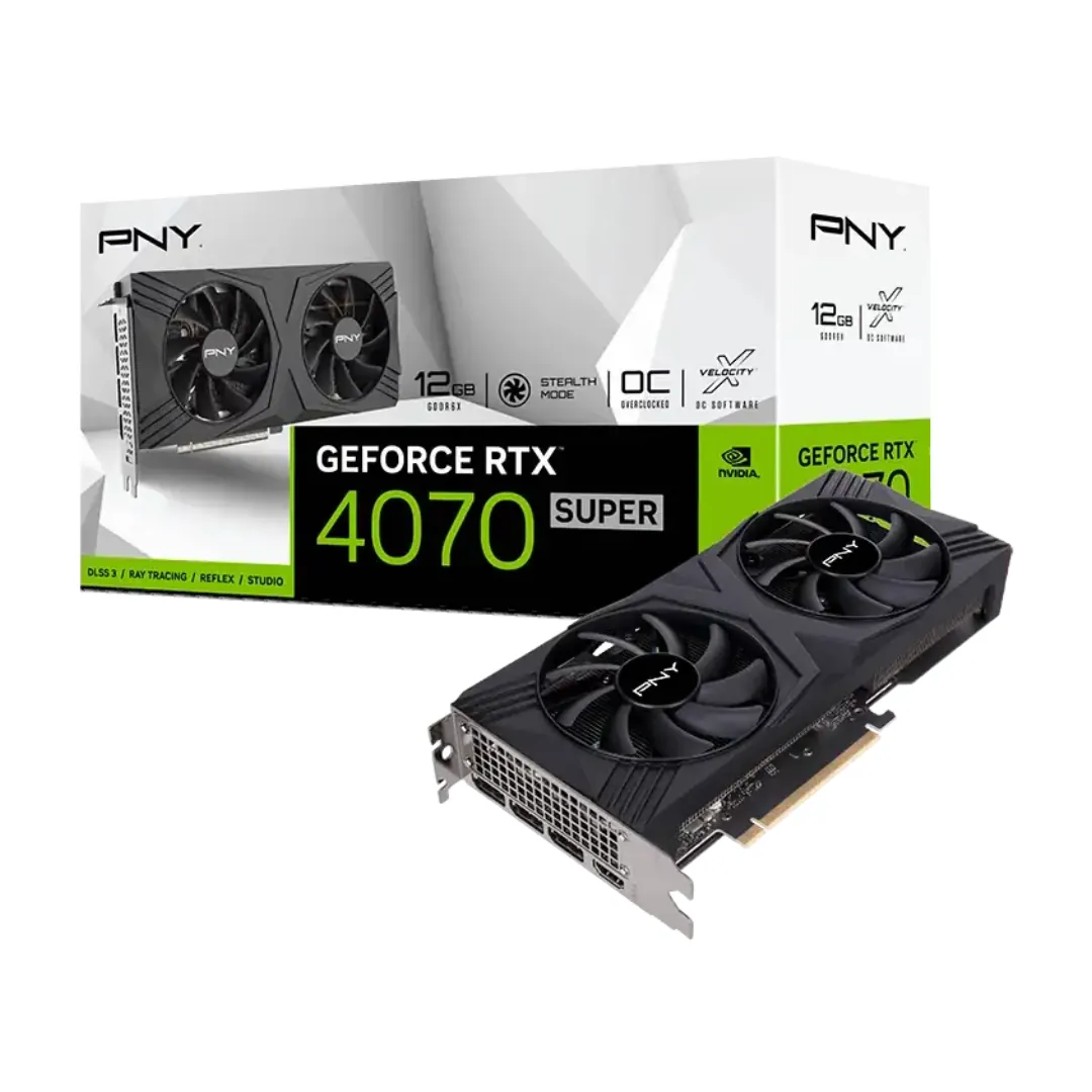 PNY RTX 4070 SUPER 12GB VERTO Dual Fan