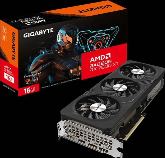 GIGABYTE Radeon RX 7600 XT GAMING OC 16G