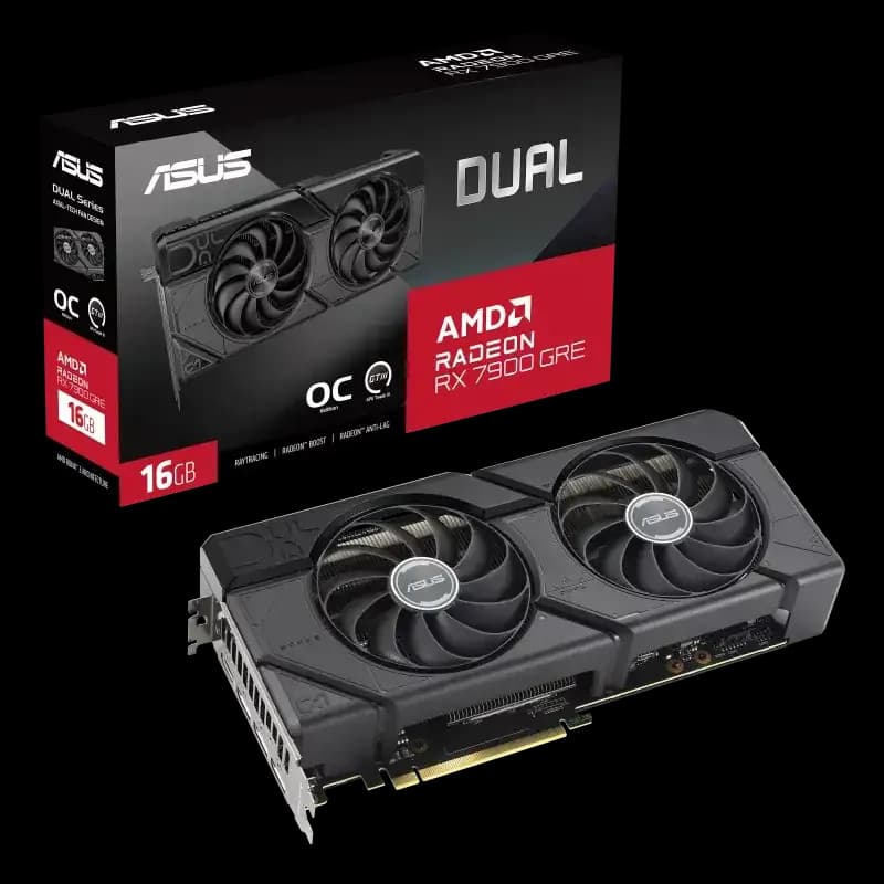 ASUS Dual Radeon RX 7900 GRE OC Edition 16GB GDDR6