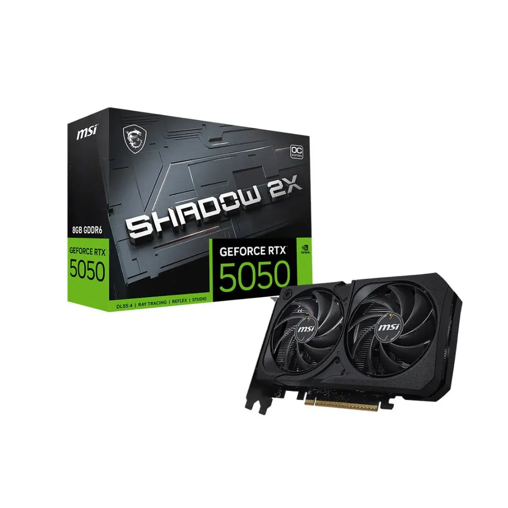 MSI GeForce RTX 5050 SHADOW 2X OC – 8GB