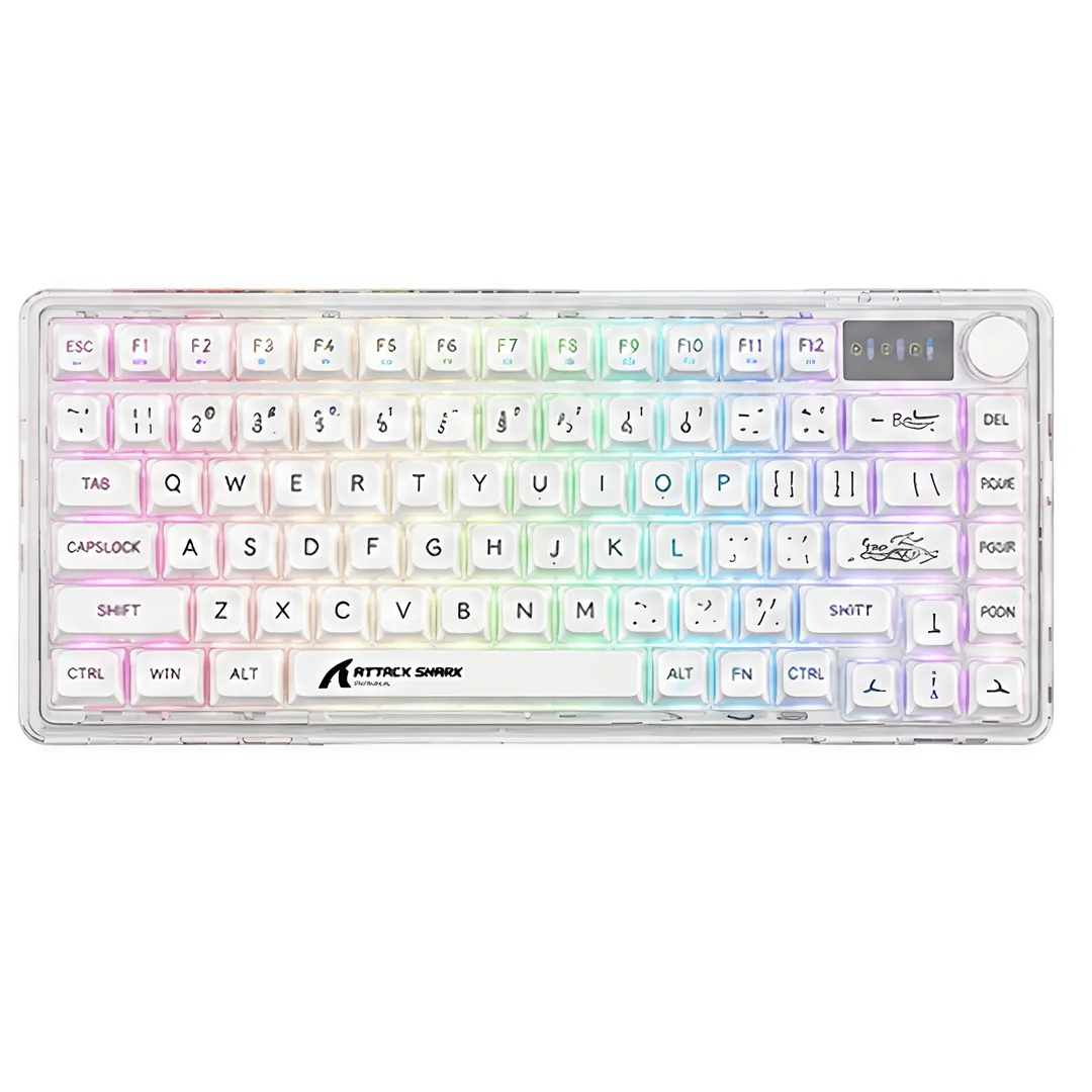 ATTACK SHARK KEYBOARD K75 TRI-MODE