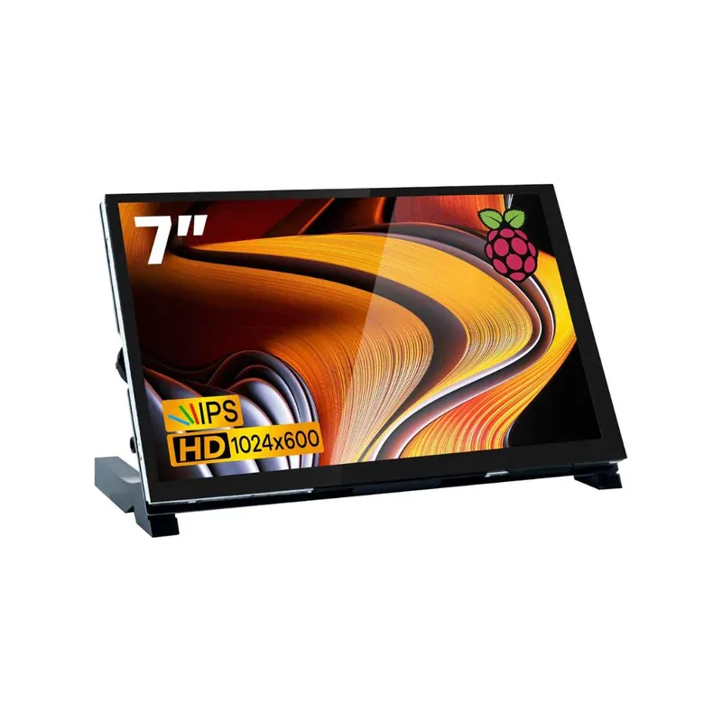 شاشة مراقبة 7″ Touch IPS LCD عرض حرارة المعالج، Type-C، تعتمد على السوفتوير