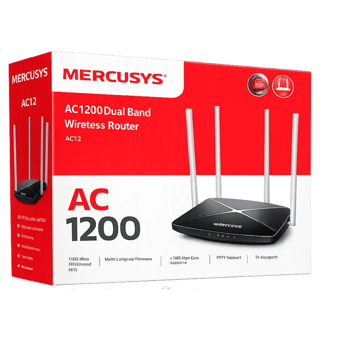 Mercusys AC12 – AC1200 Dual Band Wireless Router