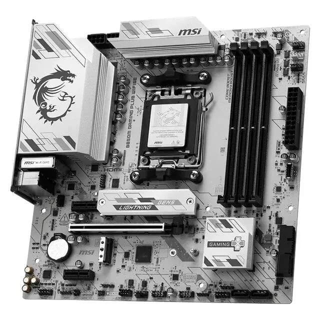 اللوحة الأم MSI B850M Gaming WiFi 6E DDR5 بمعالجات AMD AM5