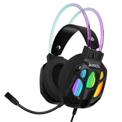 سماعة رأس سلكية – Jedel GH‑619 Headphone USB 7.1 (Black)