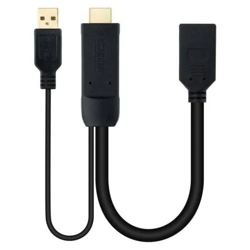 ادابتر تحويلة HDTV الى HDTV to DP + USB 2.0-M Adapter – DP+USB2.0