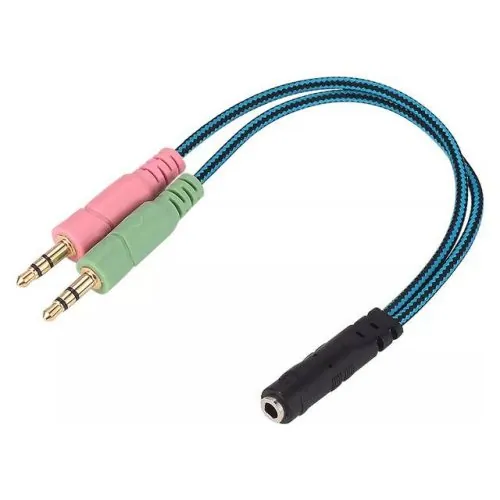 محول صوت الى منفذين Kotion Each 3.5mm 1 to 2 Splitter Adapter