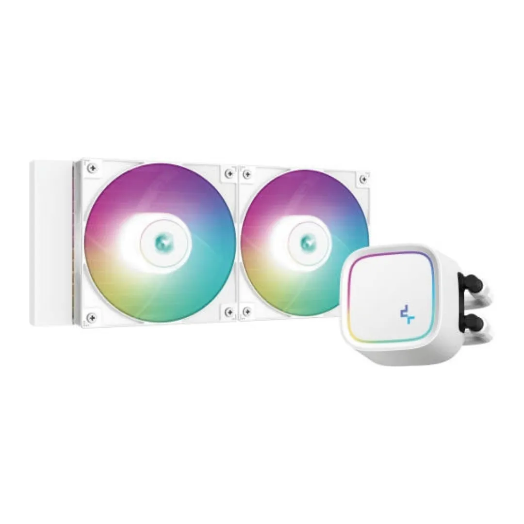 Deepcool LE520 240mm ARGB CPU Liquid Cooler – White