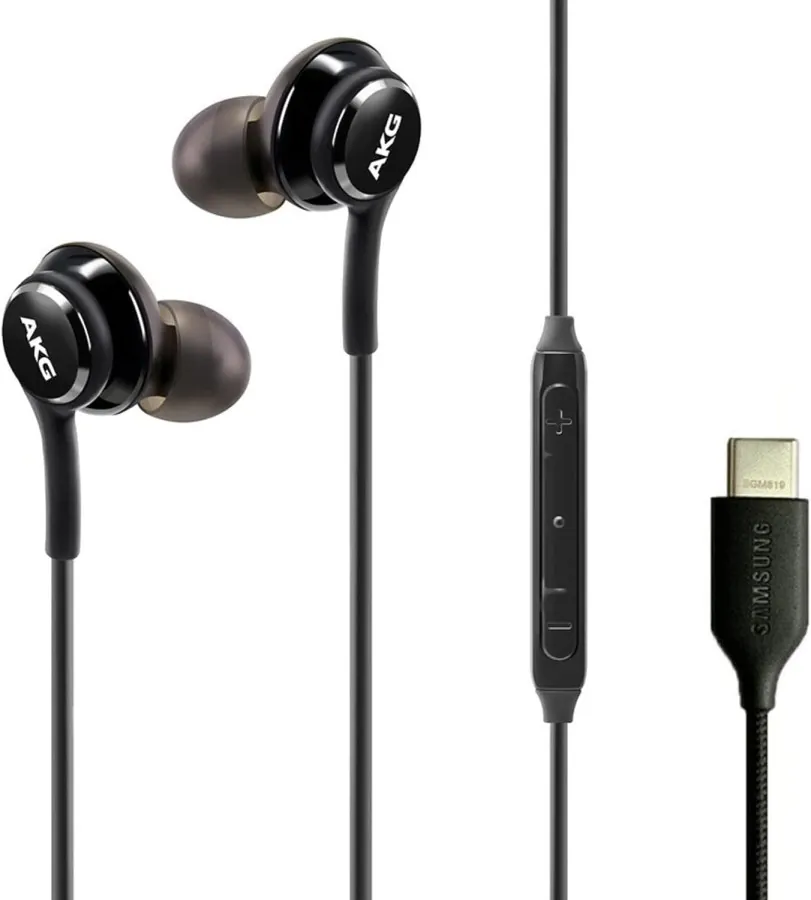 سماعات أذن أصلية سامسونج اي كي جي Samsung AKG Type-C Wired Earphones – Black
