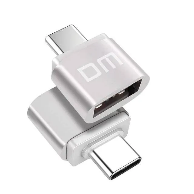 DM AD002 USB Type-C to USB-A OTG Adapter – BLACK