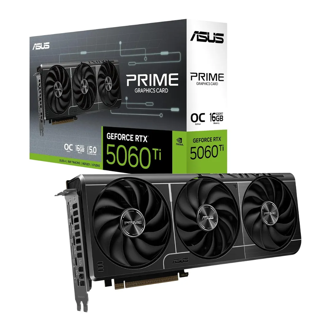 ASUS PRIME GeForce RTX™ 5060 Ti 16GB GDDR7