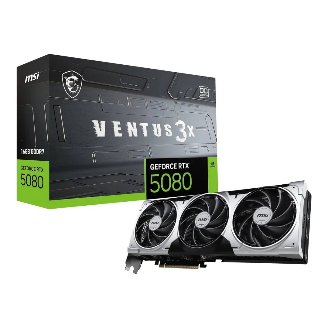 MSI GeForce RTX 5080 16GB VENTUS 3X OC PLUS