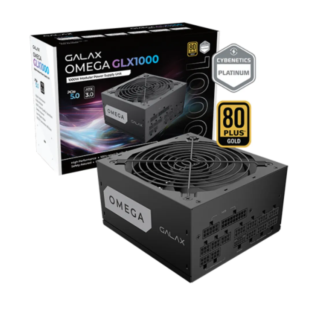 GALAX OMEGA GLX1000 GOLD Full Modular / 1000W / ATX 3.0 / Cybenetics Platinum PSU