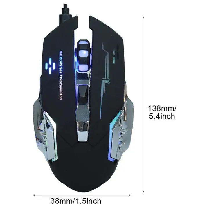 ماوس ألعاب لاسلكي قابل للشحن G501 – ميكرو كينغدوم MicroKingdom G501 Wireless Charging Gaming Mouse – 2.4GHz