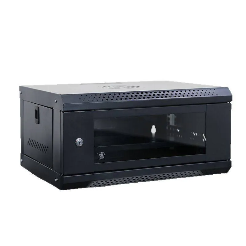 خزانة شبكة معدنية احترافية – 4U لتجهيزات الإنترنت وكاميرات المراقبة Professional Network Cabinet AF4U – Wall Mount Server Rack