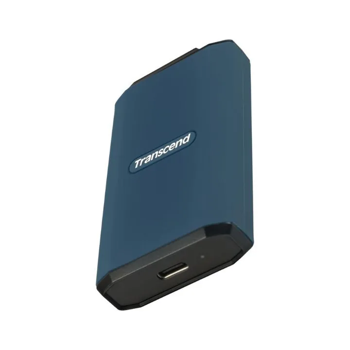 هارد خارجي ترانسيند 1 تيرابايت مقاوم للماء والصدمات بسرعة 2000 ميجابايت بالثانية Transcend ESD410C Portable SSD – 1TB