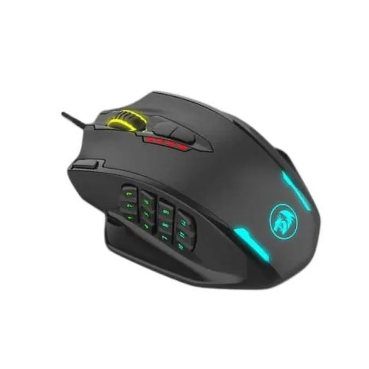 Redragon Impact M908 RGB 12400 DPI MMO Wired Gaming Mouse