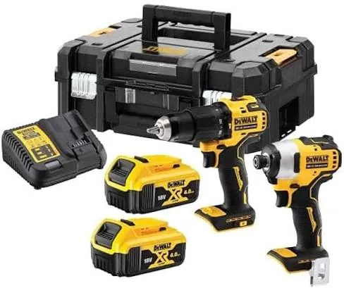 [18V BL Compact TwinpkDCF809 DCD709 2x4A] DCK2062M2T-GB