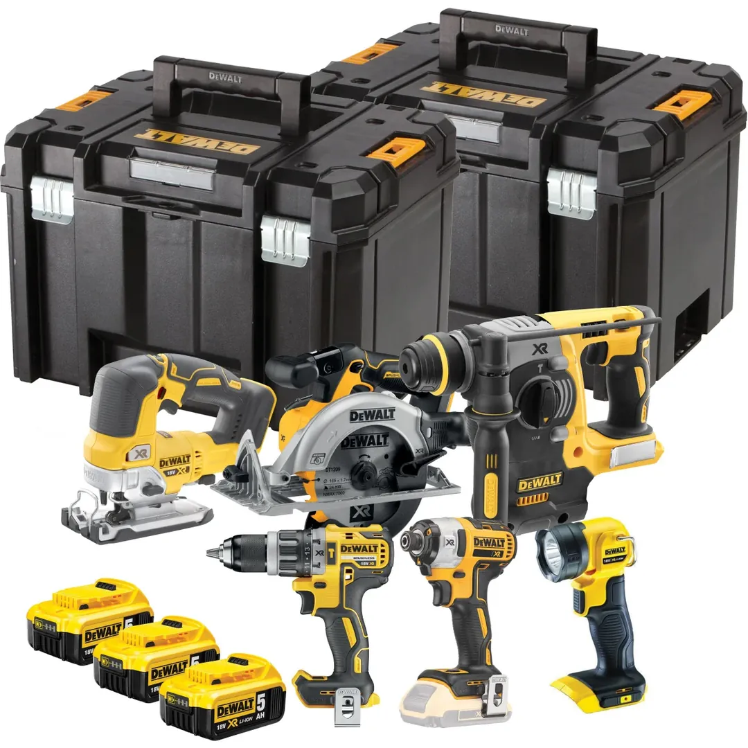 [18V CORDLESS 6PC KIT] DCK690P3T-GB