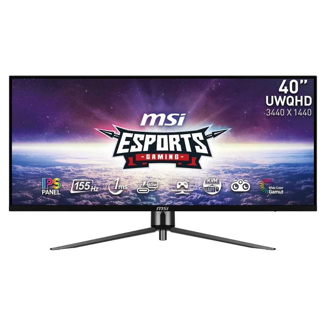 MSI MAG 401QR IPS Ultra-Wide – 40 Inch UWQHD (3440 x 1440) 155Hz 1ms MPRT Black