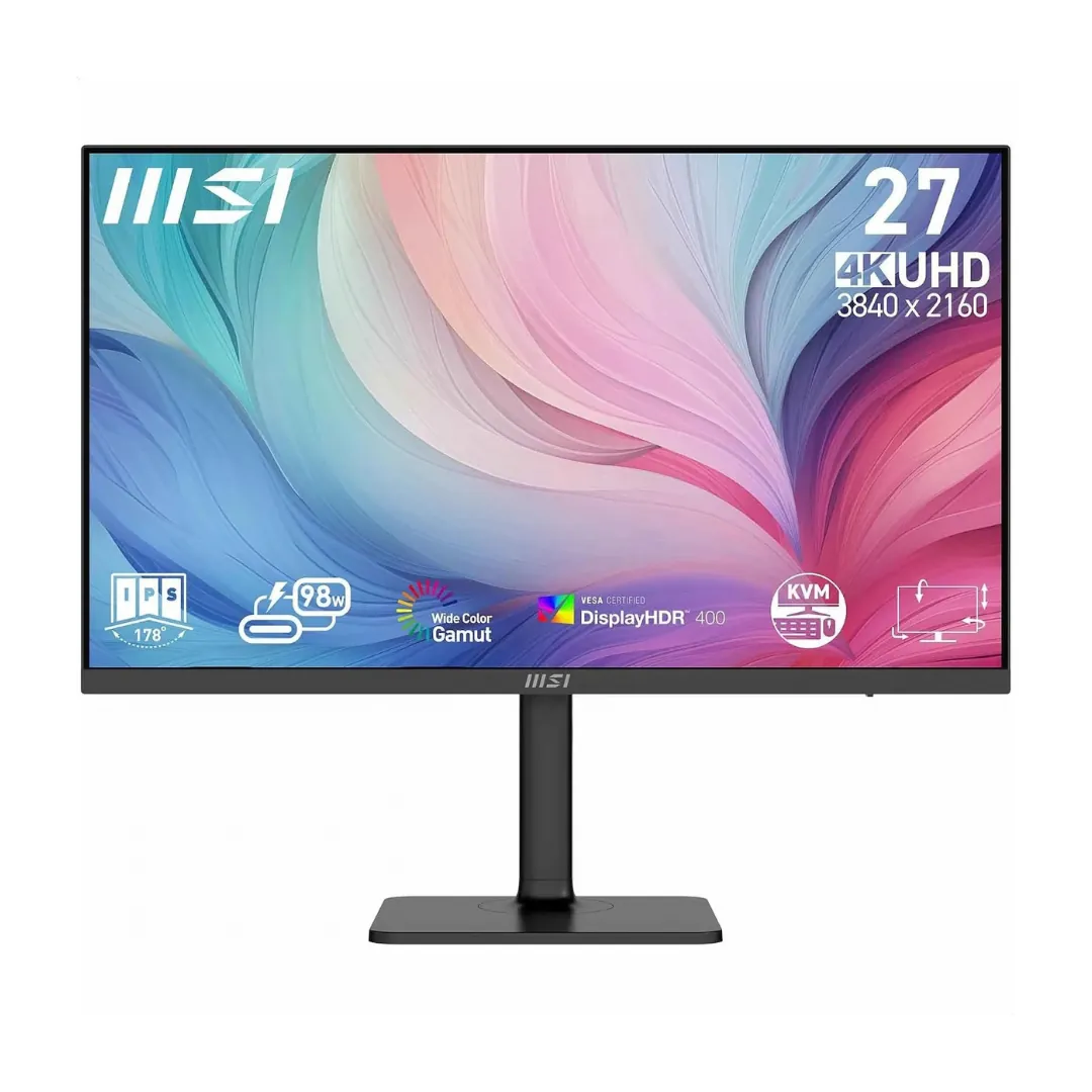 MSI MD272UPHG – 27 Inch 4K UHD (3840 x 2160) IPS Panel 60Hz 4ms GTG Gray / Black
