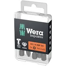 لقمة مفك بوزيدريف بي تي زد ويرا

Wera 855/1 BTZ PZ 2 Pozi Bit