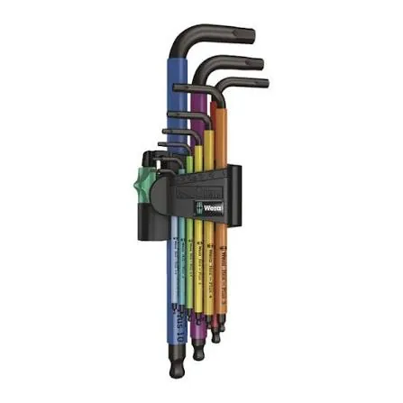 طقم مفاتيح ألن هكس بلس بلاك ليزر 9 قطع ويرا

Wera 950/9 Hex-Plus BlackLaser Set