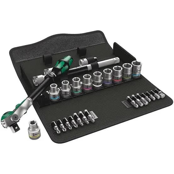 طقم مفاتيح راتشيت زايكلوب سبيد 1/2 بوصة متري 28 قطعة ويرا

Wera 8100 SC 6 Zyklop Speed Set