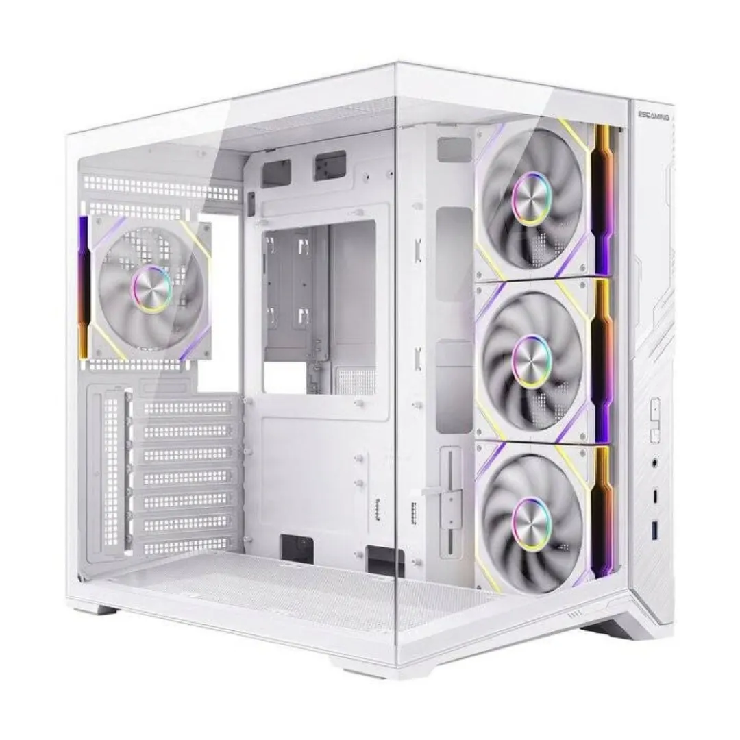 ES-Gaming Zero Max 7-Fan Case (White)