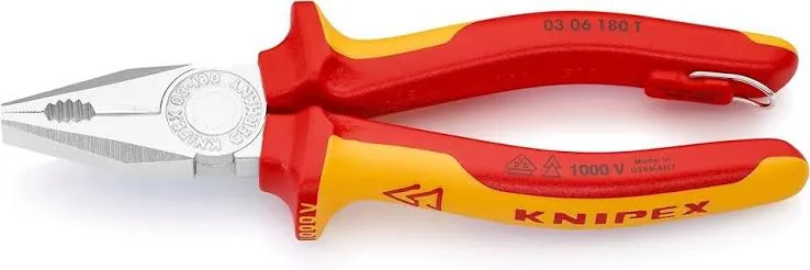 زرادية مشتركة معزولة بنقطة تثبيت حبل

Combination Pliers 1000V with Tether Attachment