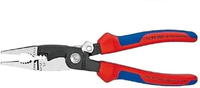 زرادية تركيبات كهربائية بطلاء أسود

Electrical Installation Pliers Black