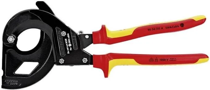 مقص كابلات بسقاطة معزول

Ratchet Cable Cutter 1000V