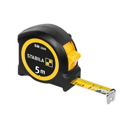 شريط قياس جيب Stabila BM100، طول 5 أمتار