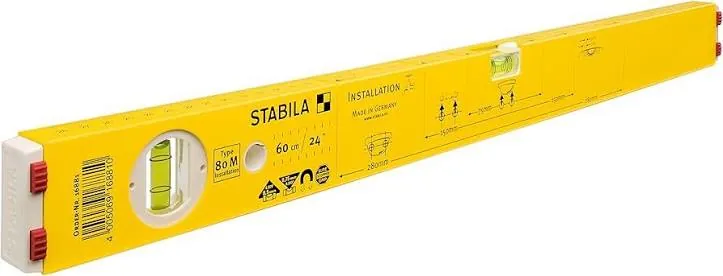 ميزان تسوية Stabila (قطاع صندوقي) 80-M للتركيبات / 60 سم