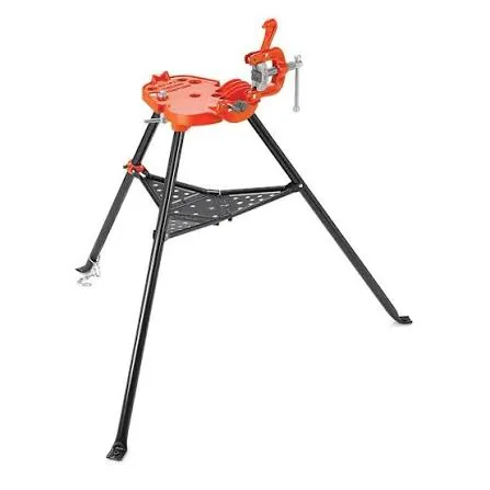 ملزمة أنابيب ريجيد يوك ثلاثية القوائم ستاند قابل للطي طراز 40 إيه
RIDGID 40A Portable TRISTAND Yoke Pipe Vise 40130