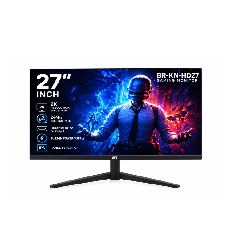 شاشهBrother 27 Inch 2K IPS Gaming Monitor 244Hz (BR-KN-HD27)