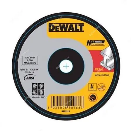 ديسك قص حديد 180×3 ملم
Metal Cutting Disc 180x3mm