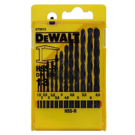 طقم ريش حديد HSS-R (13 قطعة)
HSS-R Drill Set (13 Pcs)
