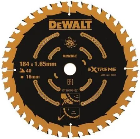 شفرة منشار 184×16 (40 سن)
Circular Saw Blade 184x16mm 40T