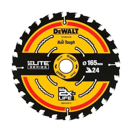 شفرة منشار 165×20 (24 سن)
Circular Saw Blade 165x20mm 24T
