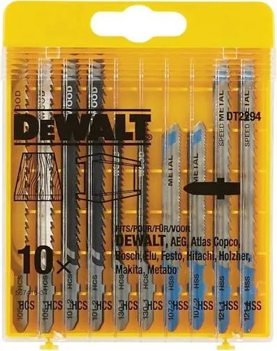 طقم نصلات أركت مشكل (10 قطع)
10-Pce Jigsaw Blade Set