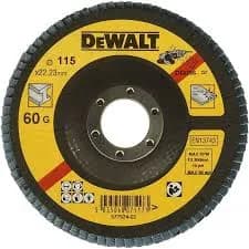 ديسك قلاب 115 ملم نمرة 60 (10 قطع)
115mm Flap Discs 60G (10 Pcs)